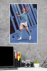 Haaland Soccer Poster | Football Posters