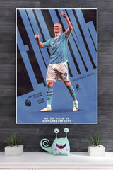 Haaland Soccer Poster | Football Posters