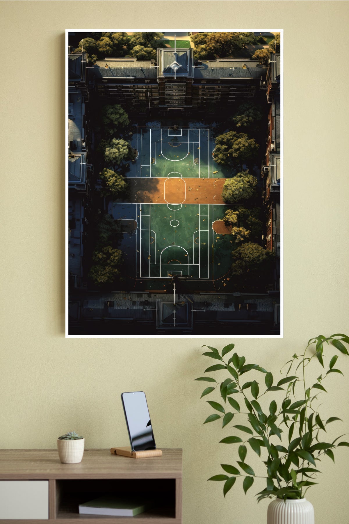 Hardwood Haven Poster | Football Posters