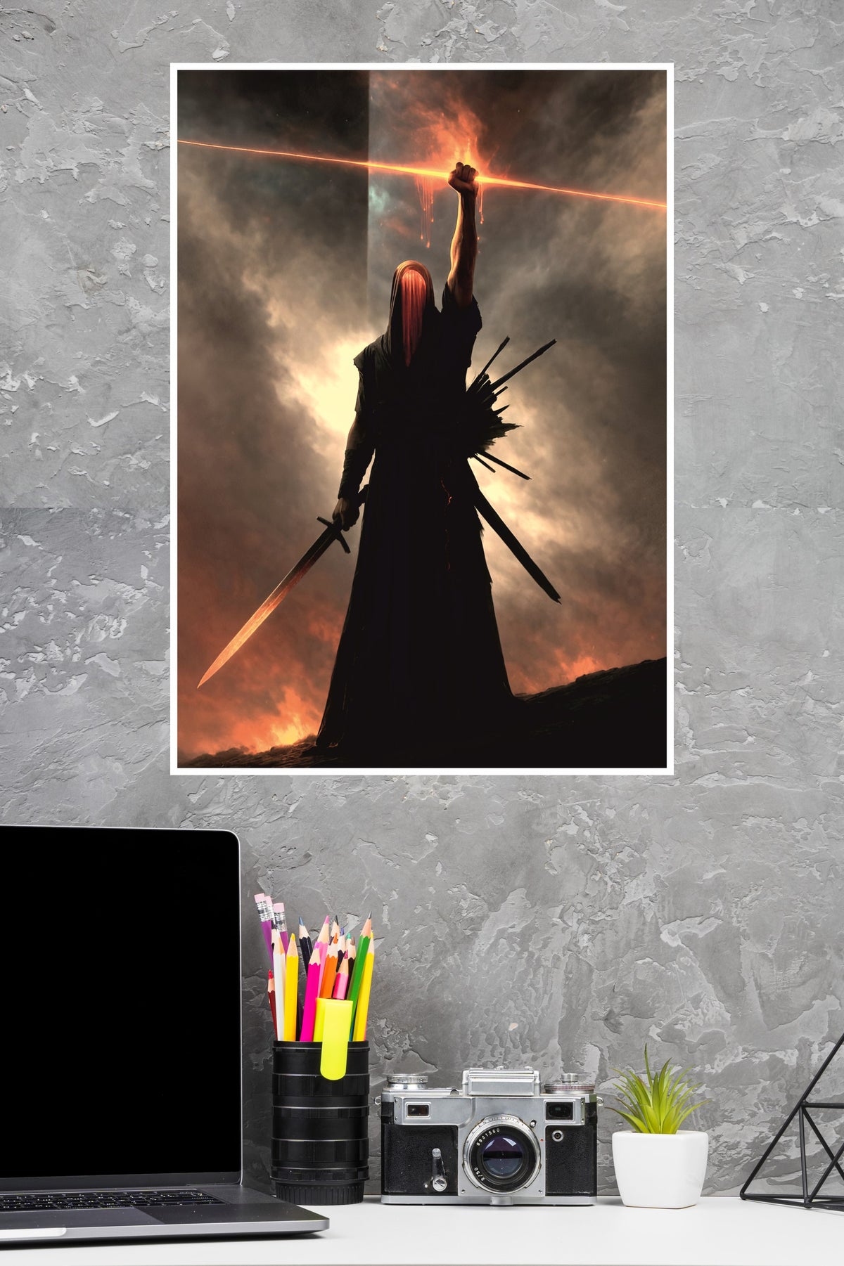 He Who Split the Sky Poster | Darkness Posters
