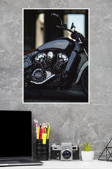 Indian Scout Motorcycle Poster | Bike Posters