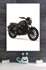 JAWA42 Matte Black–Retro Motorcycle Wall Poster | Bike Posters