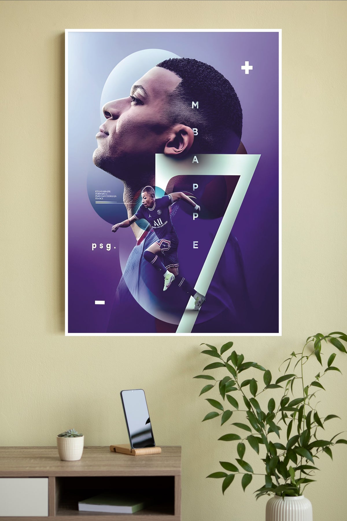Jersey Number 7 Poster | Football Posters