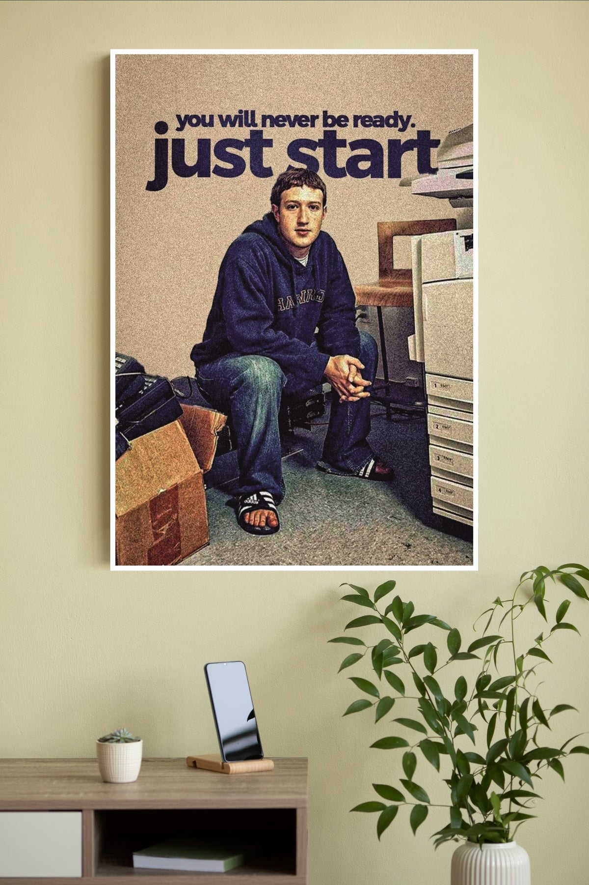 Just Start Poster | Power Full Man Poster