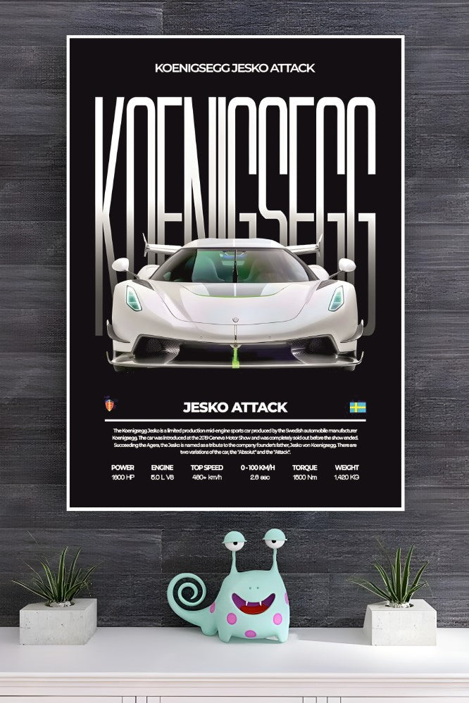 Koenigsegg Jesko Poster | Cars Posters