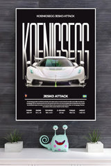 Koenigsegg Jesko Poster | Cars Posters