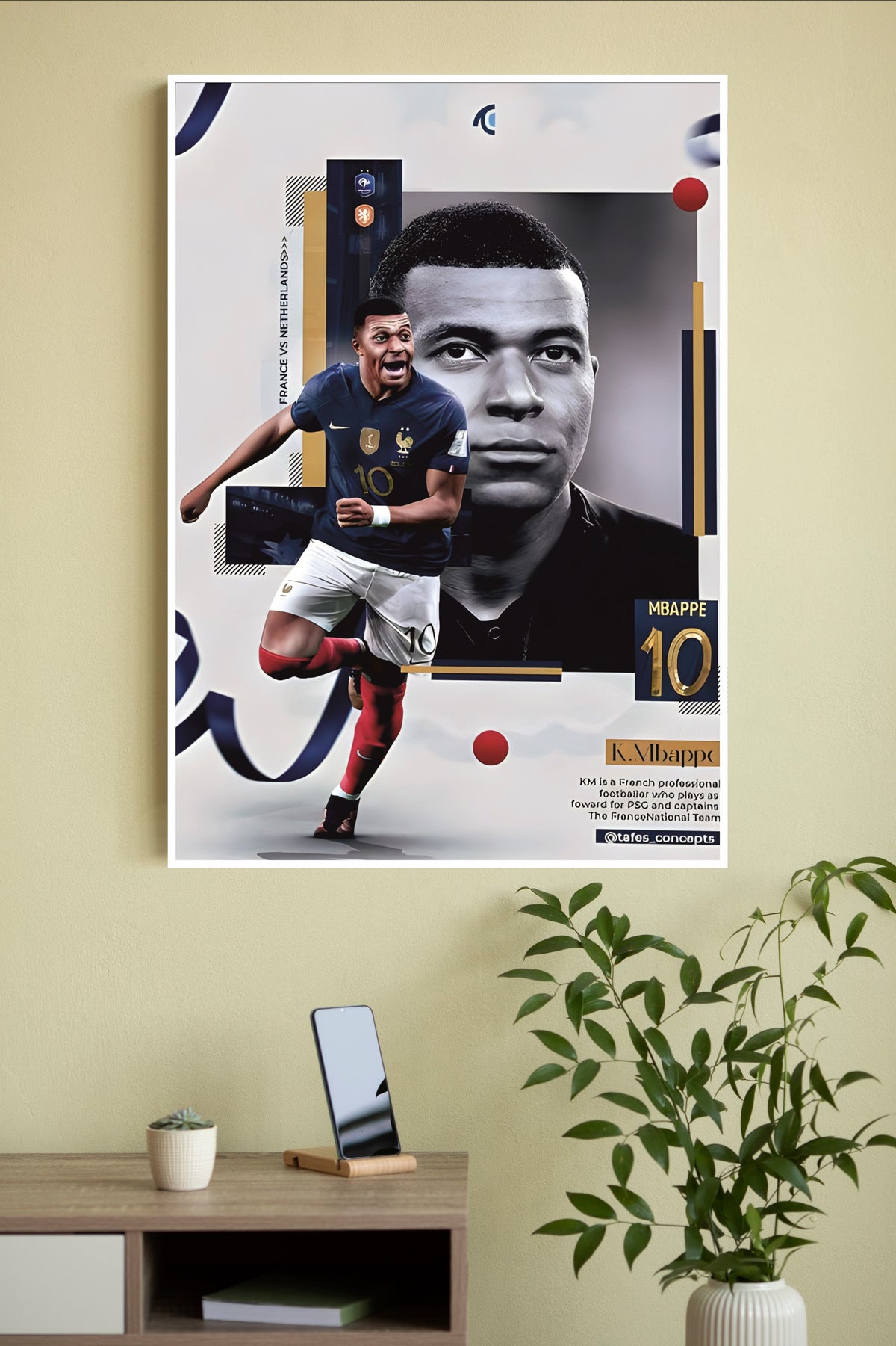 Kylian Mbappé Poster | Football Posters