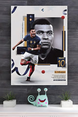 Kylian Mbappé Poster | Football Posters