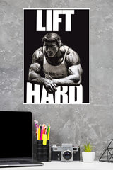 Lift Hard Poster | Power Full Man Poster