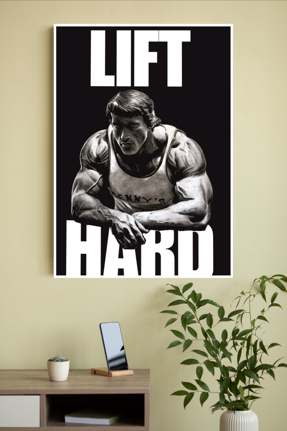 Lift Hard Poster | Power Full Man Poster