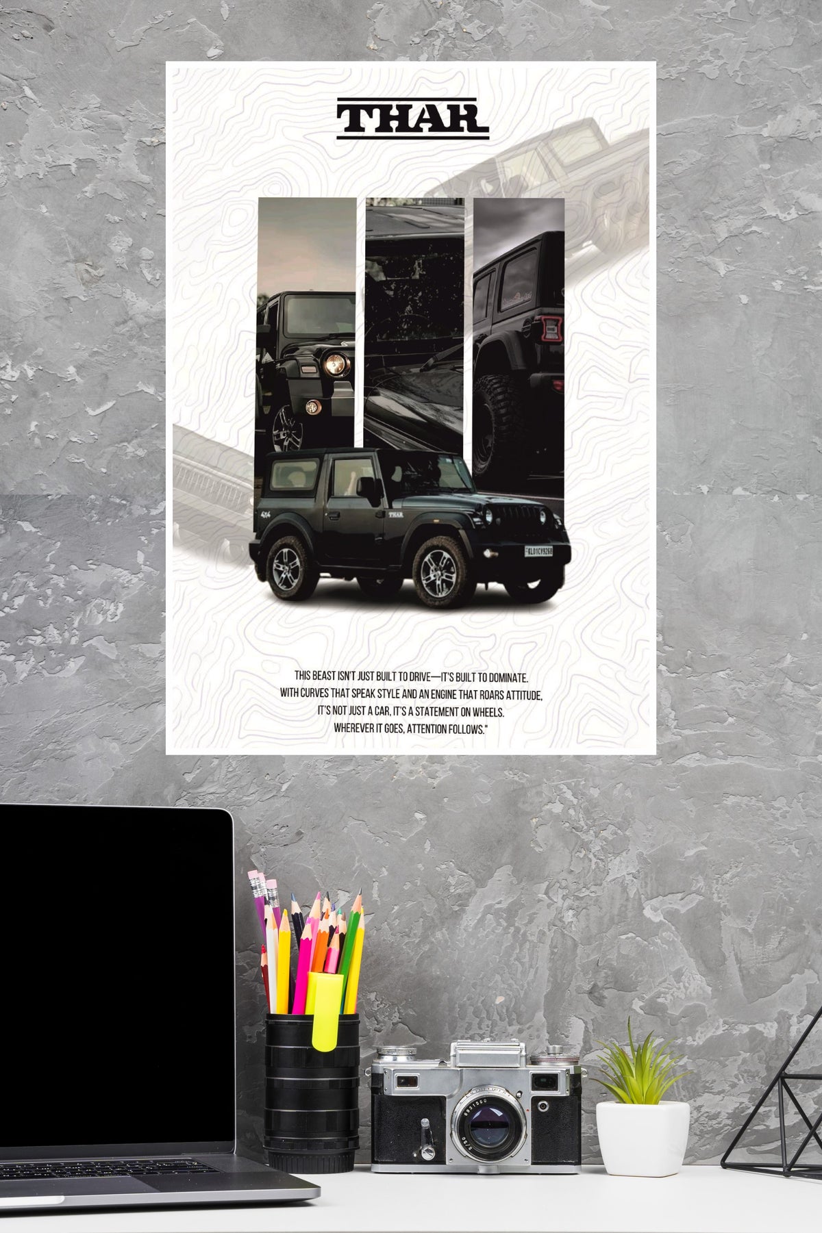 Mahindra Thar Poster | Cars Posters
