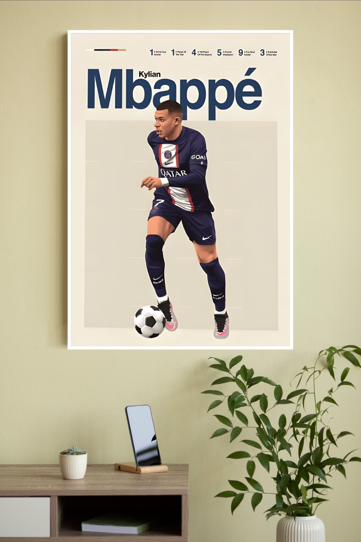 Mbappe Poster | Football Posters