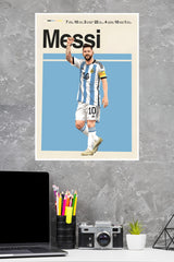 Messi World Champion Poster | Football Posters