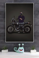 Midnight Rider Poster | Bike Posters