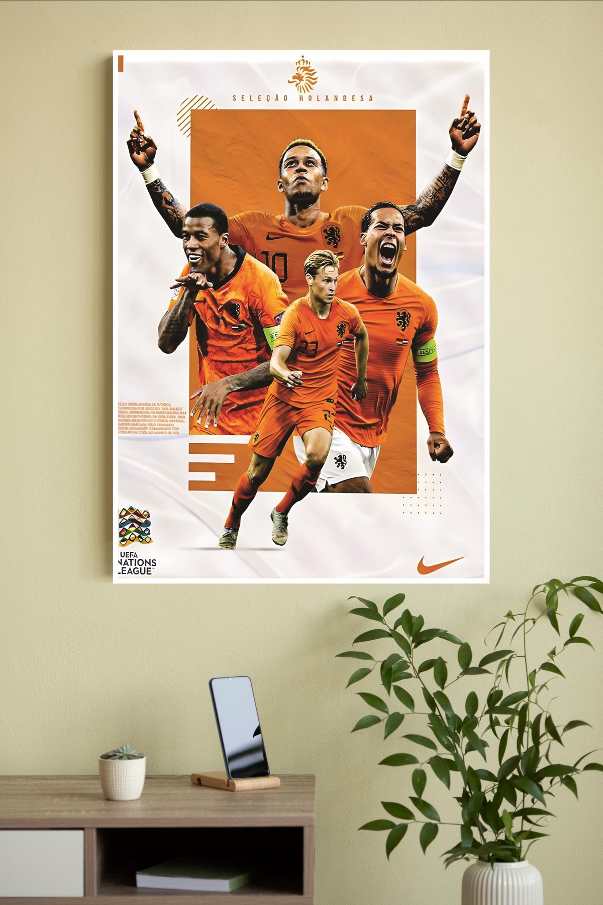 Netherlands National Football Team Poster | Football Posters