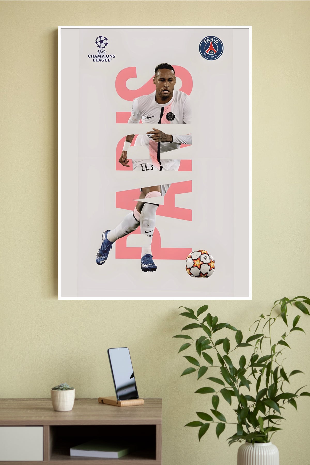 Neymar Paris Poster | Football Posters