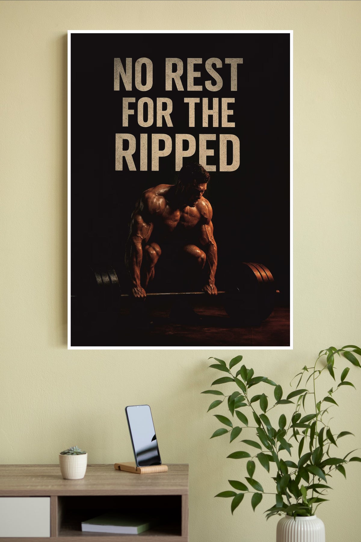 No Rest Poster | Power Full Man Poster