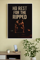No Rest Poster | Power Full Man Poster