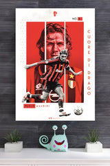 Paolo Maldini Poster | Football Posters