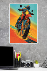 Ride Beyond Limits Poster | Bike Posters