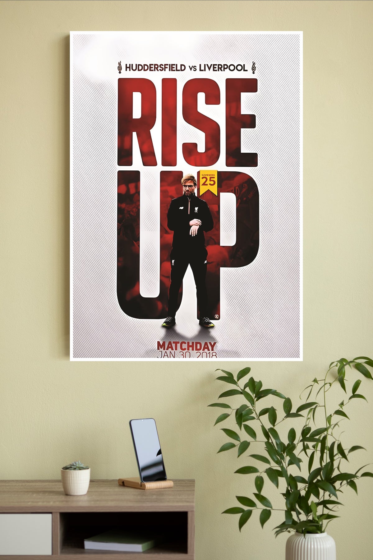 Rise Up Poster | Football Posters