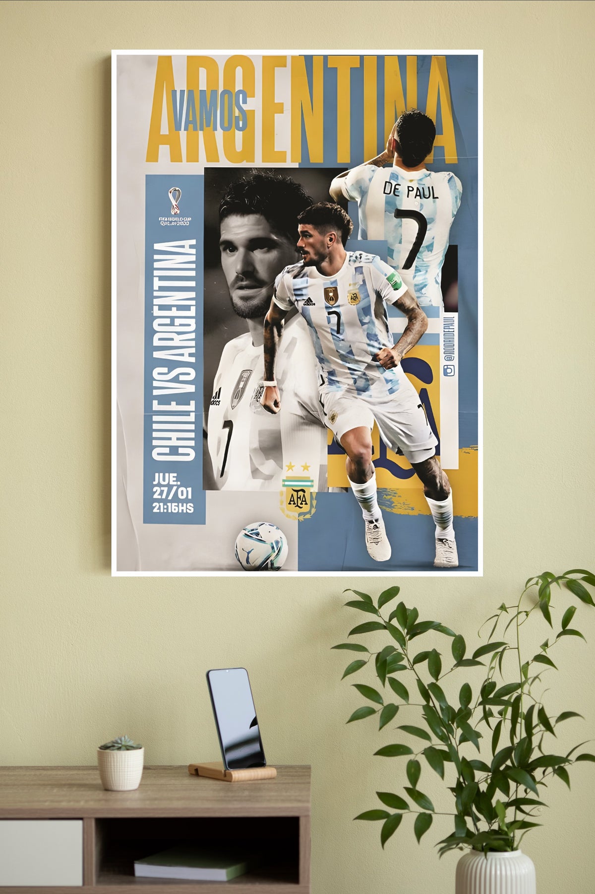 Rodrigo De Paul Poster | Football Posters