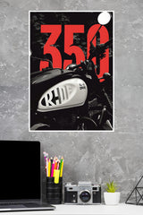 Royal Enfield 350–Bold Ride Poster | Bike Posters