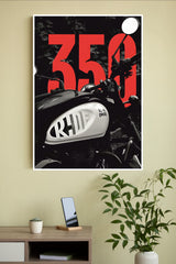 Royal Enfield 350–Bold Ride Poster | Bike Posters