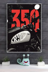 Royal Enfield 350–Bold Ride Poster | Bike Posters