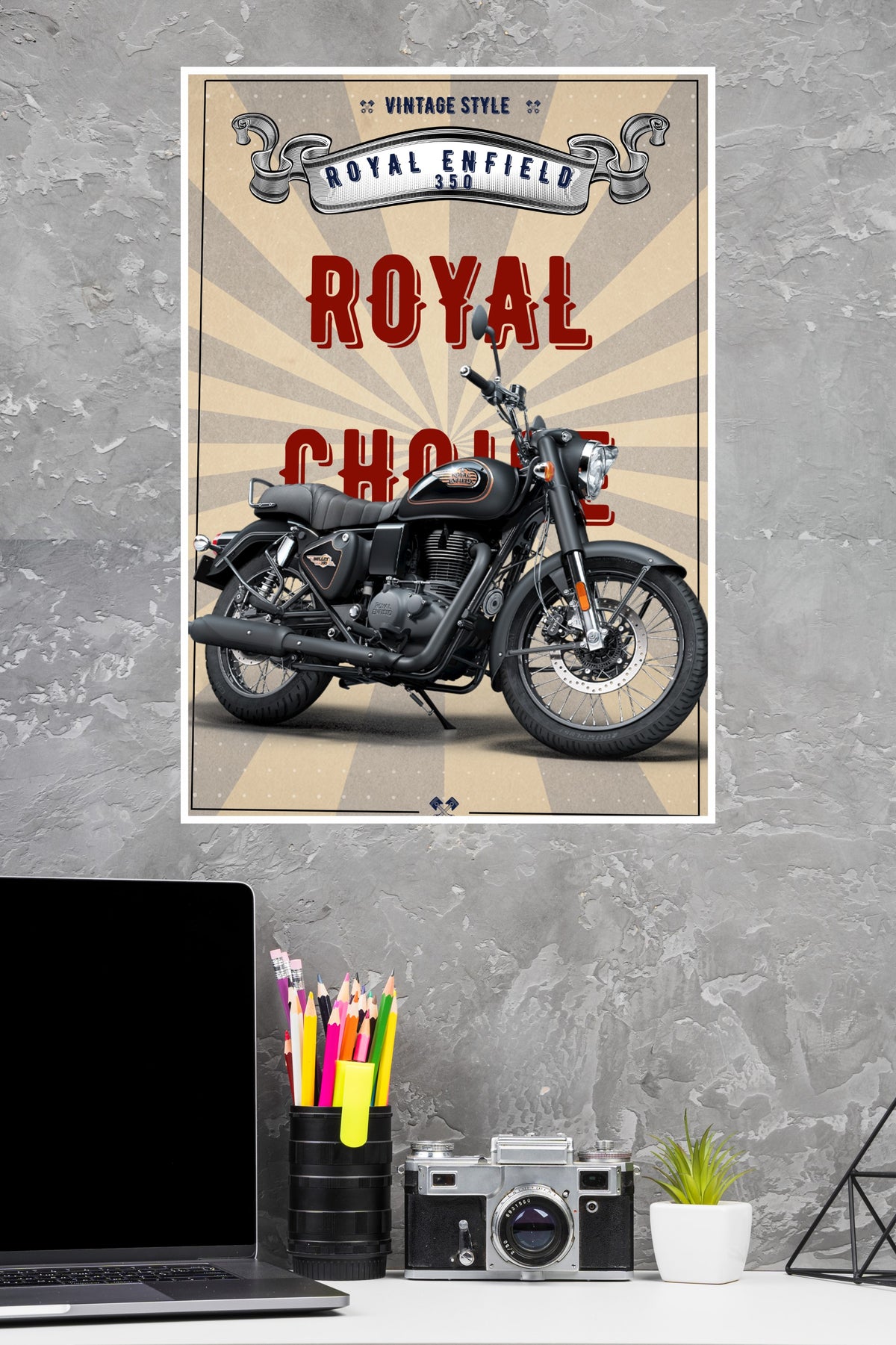 Royal Enfield Bullet 350 Poster | Bike Posters
