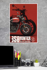 Royal Enfield Hunter 350 Poster | Bike Posters