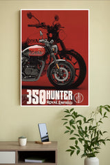 Royal Enfield Hunter 350 Poster | Bike Posters