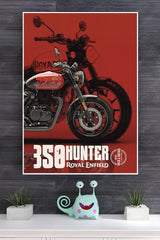 Royal Enfield Hunter 350 Poster | Bike Posters