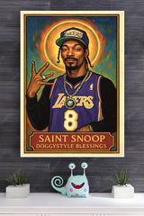 SNOOP DOGG Iconic Hip-Hop Portrait Poster | Music Posters