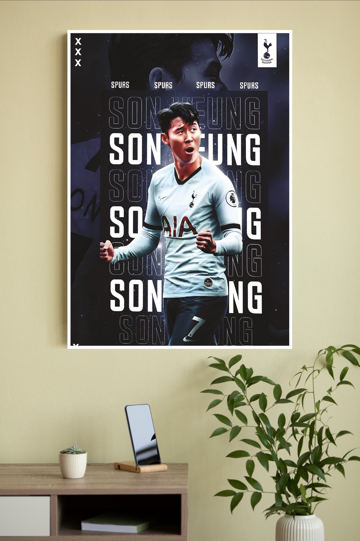Son shine of Spurs Poster | Football Posters