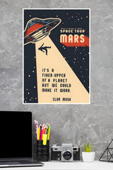 Space Tour Mars Poster | Hollywood Movies Posters
