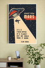 Space Tour Mars Poster | Hollywood Movies Posters