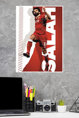 Speed. Skill. Salah Poster | Football Posters