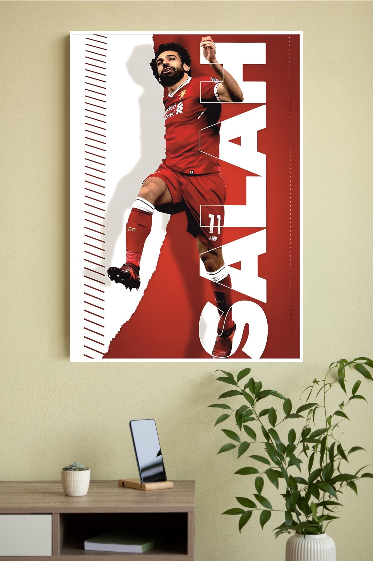 Speed. Skill. Salah Poster | Football Posters