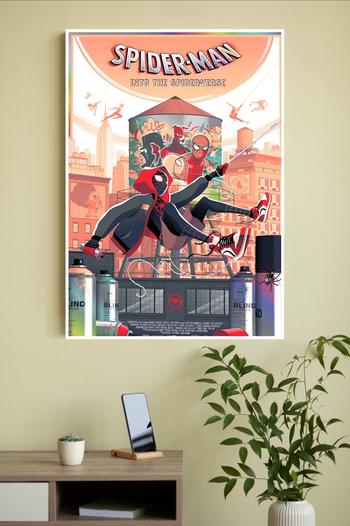 Spider-Man In to the Spider-Verse Poster | Hollywood Movies Posters