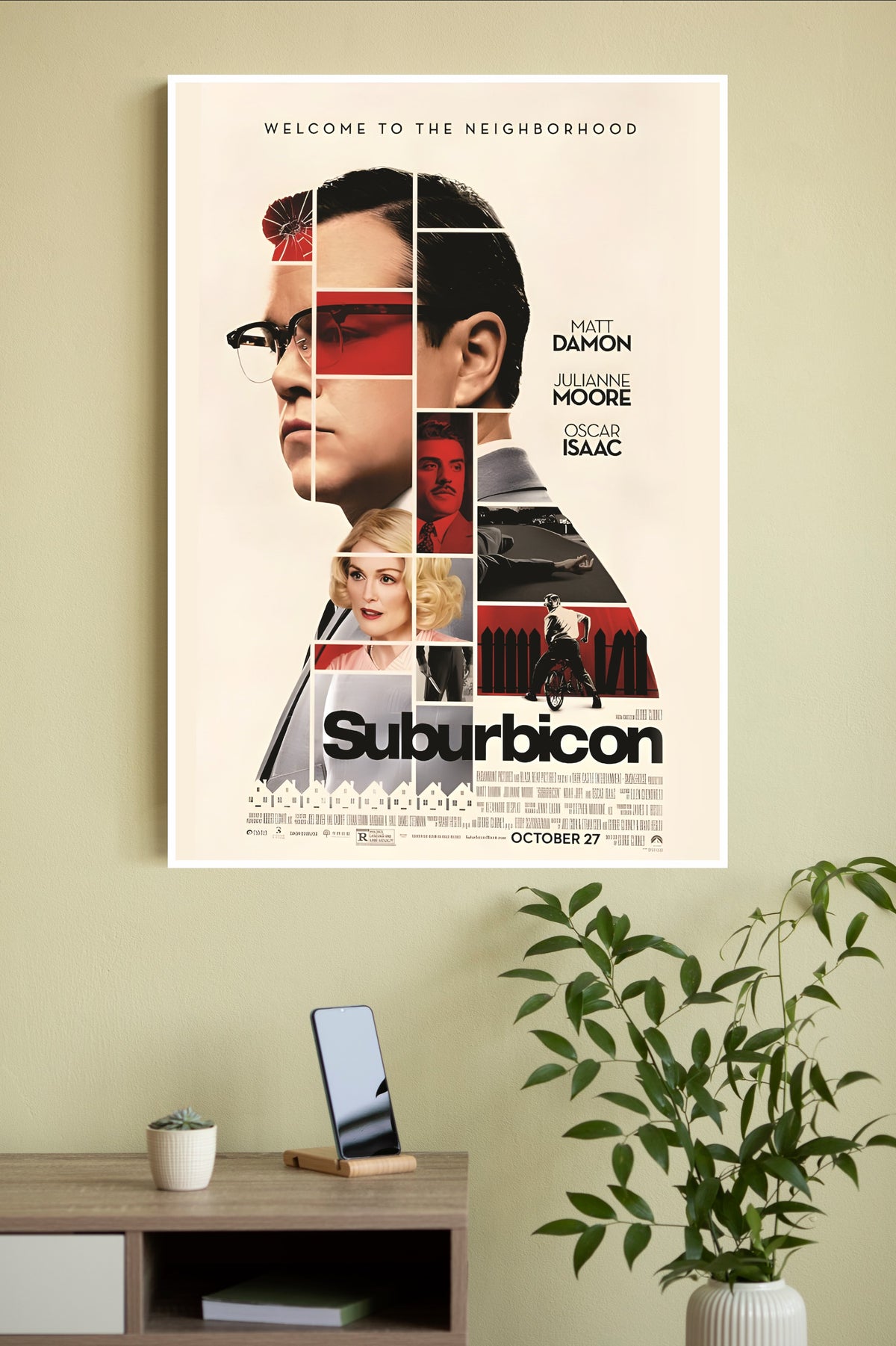 Suburbicon Poster | Power Full Man Poster