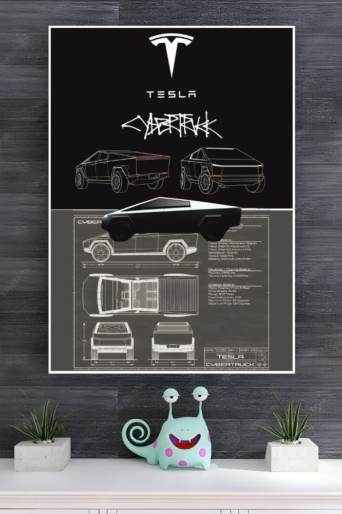 Tesla Cybertruck Poster | Cars Posters