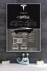Tesla Cybertruck Poster | Cars Posters