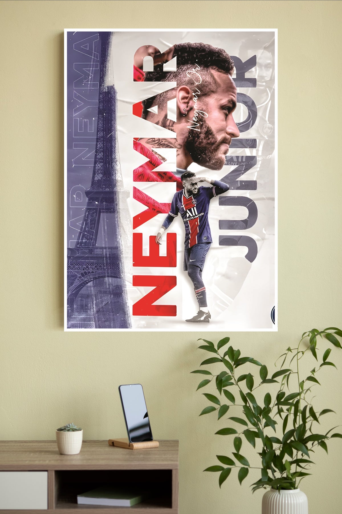 The Art of Neymar Poster | Football Posters