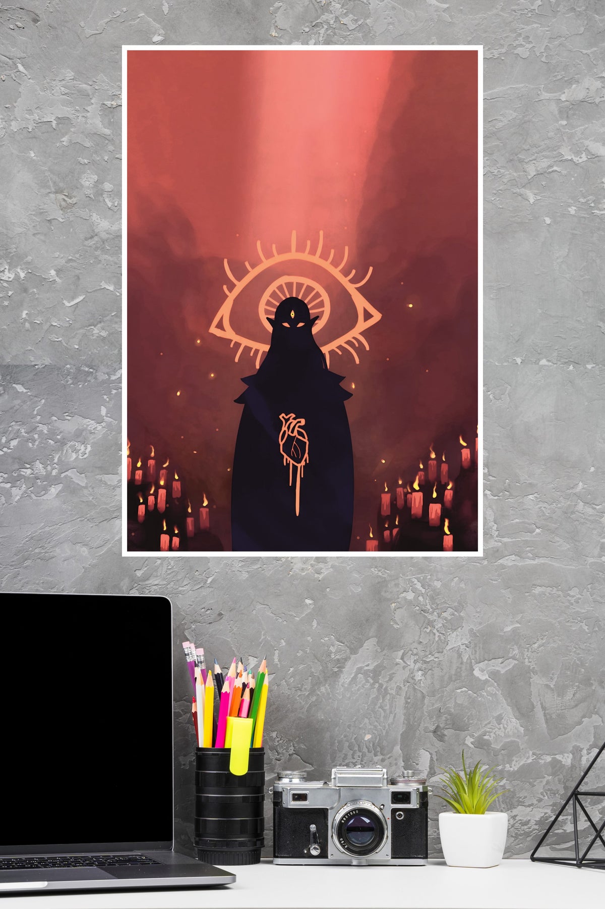 The Crimson Witness Poster | Darkness Posters