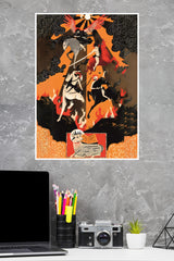 The Four Against the Fire Poster | Darkness Posters