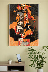 The Four Against the Fire Poster | Darkness Posters