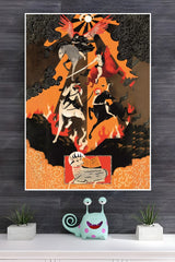 The Four Against the Fire Poster | Darkness Posters