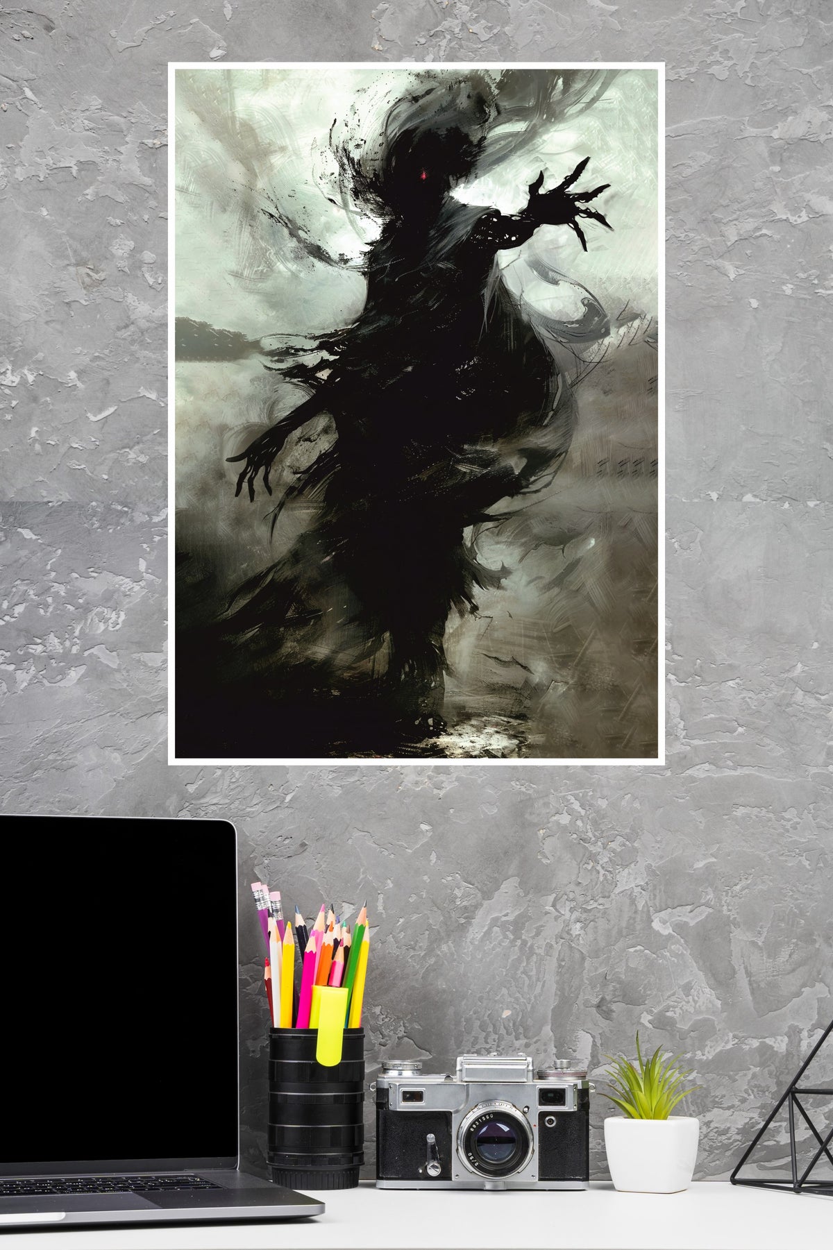 The Last Light Above the Void Poster | Darkness Posters