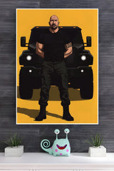 The White Fedora Poster | Power Full Man Poster
